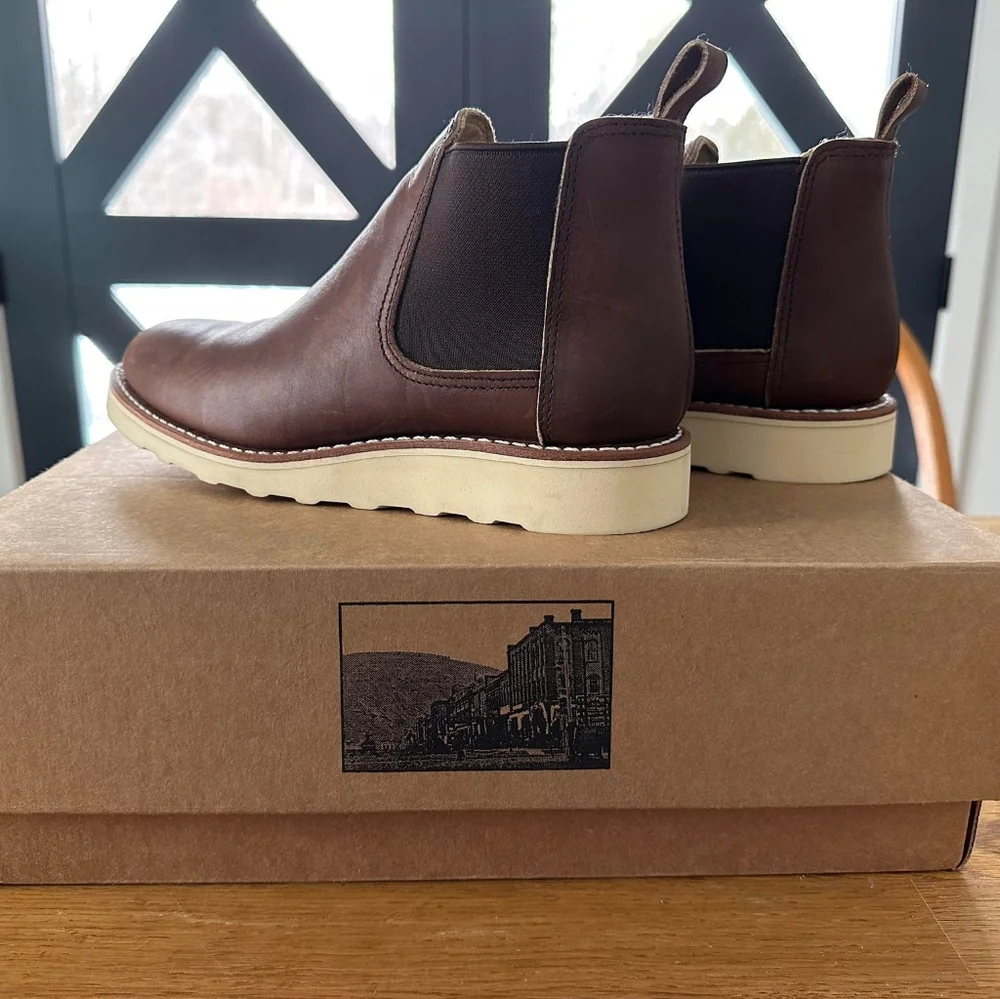 *SOLD* Red Wing 3445 Heritage Women's Classic Chelsea Boot in Amber Harness NIB - Picture 3 of 7